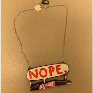 Nope necklace